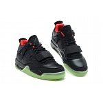 Air Yeezy Kanye West jordan 4 genuine leather Glowing in dark Sneakers For Men in 93943, cheap Air Yeezy For Men