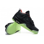 Air Yeezy Kanye West jordan 4 genuine leather Glowing in dark Sneakers For Men in 93943, cheap Air Yeezy For Men