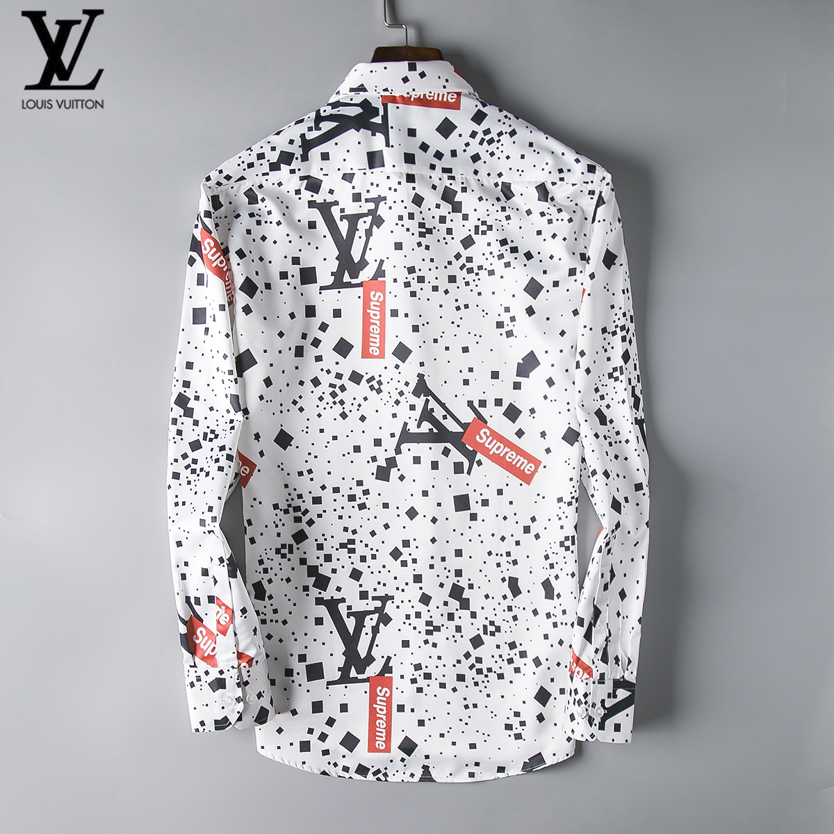 Cheap 2018 New Cheap Louis Vuitton Long Sleeved Shirts For