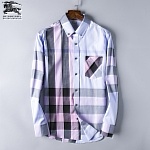 2018 New Cheap Burberry Long Sleeved Shirts For Men in 195181