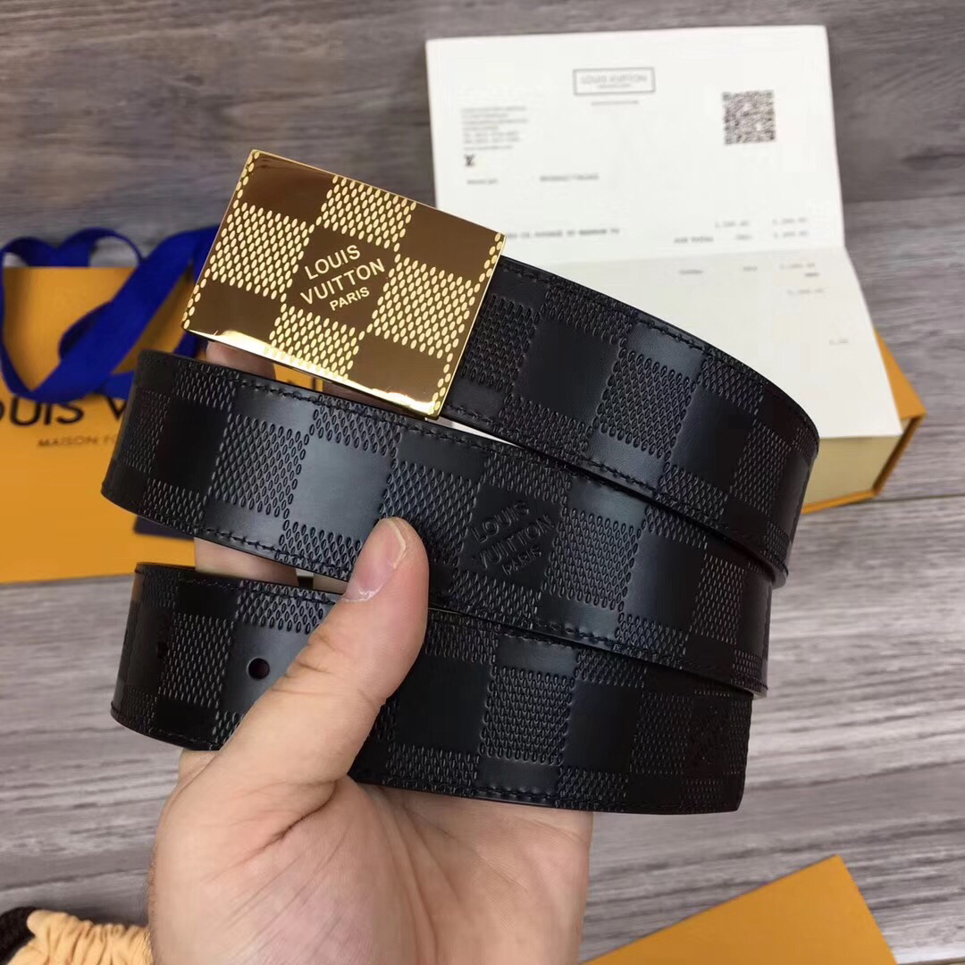 Cheap 2019 New Cheap 3.8cm Width Louis Vuitton Belts # 203307,$48 [FB203307] - Designer ...