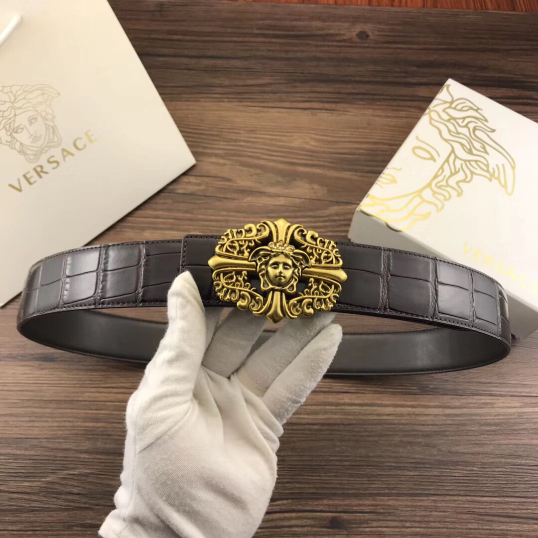 Cheap 2019 New Cheap 3.8cm Width Versace Belts 203427,45 [FB203427