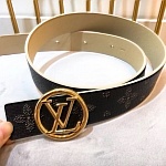 2019 New Cheap 3.0cm Width Louis Vuitton Belts For Women # 203257, cheap LouisVuitton Belts