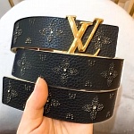 2019 New Cheap 3.0cm Width Louis Vuitton Belts For Women # 203260, cheap LouisVuitton Belts