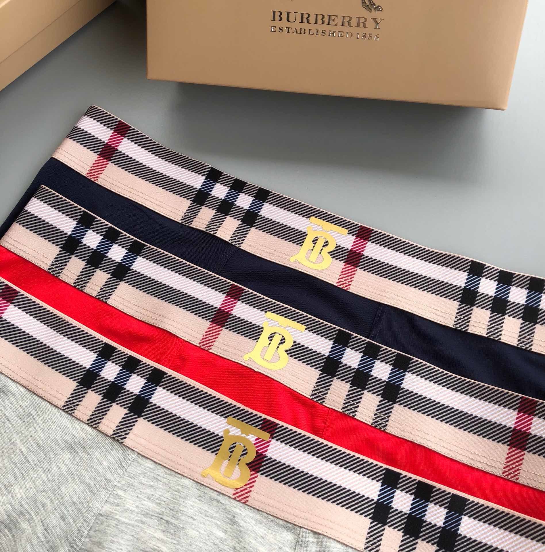 2020 Cheap Burberry Underwear For Men 3 pairs # 216180 2020 Cheap Burberry Underwear For Men 3 pairs # 216180, cheap Underwear, only $28!