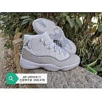 2020 Cheap Air Jordan 11 WMNS Metallic Silver Sneakers For Men in 215799