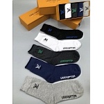 2020 Cheap Unisex Louis Vuitton Socks 5 Pairs Per Box # 215963