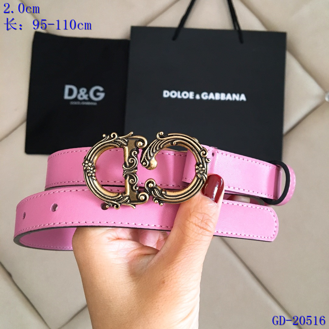 Cheap 2020 Cheap D&G 2.0 Width Belts 217665,45 [FB217665] Designer