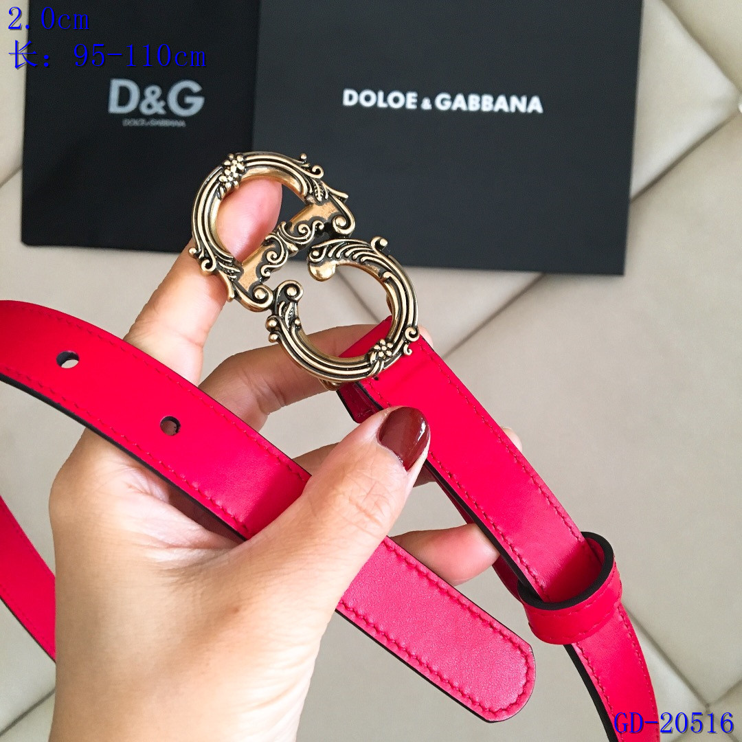 Cheap 2020 Cheap D&G 2.0 Width Belts 217666,45 [FB217666] Designer