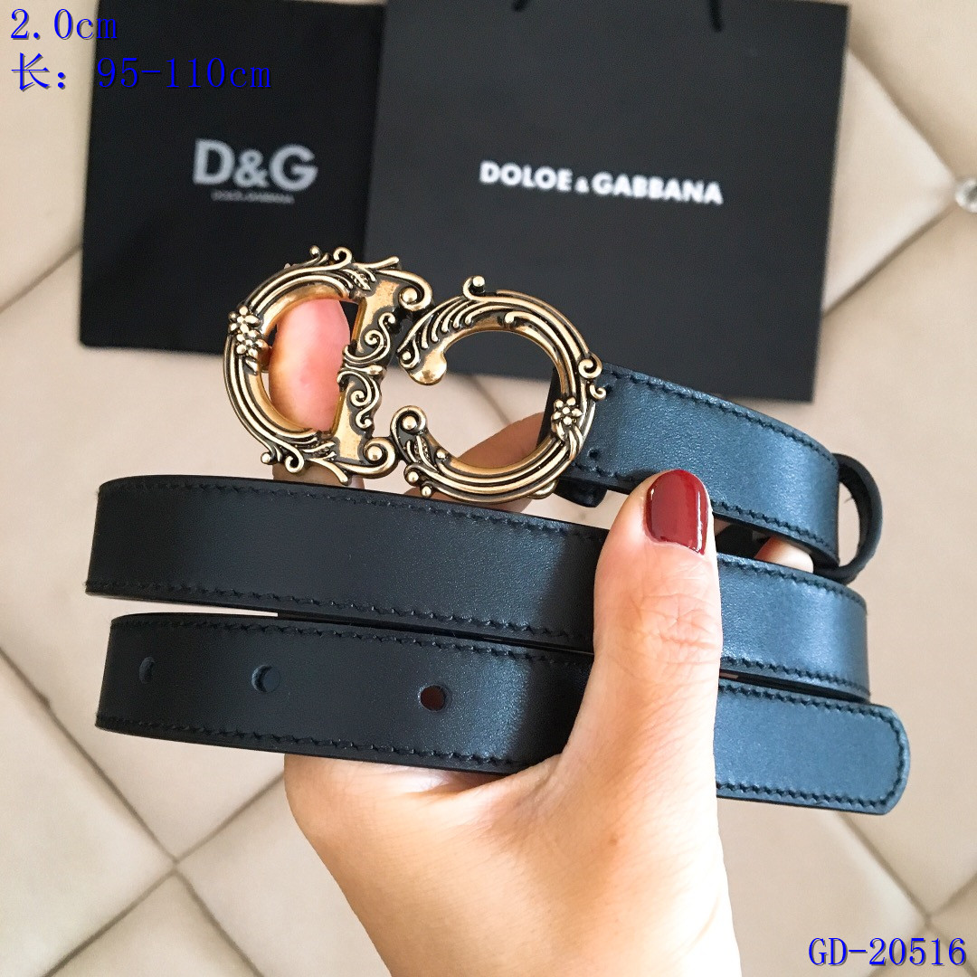 Cheap 2020 Cheap D&G 2.0 Width Belts 217667,45 [FB217667] Designer