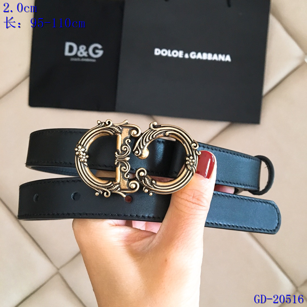 Cheap 2020 Cheap D&G 2.0 Width Belts 217667,45 [FB217667] Designer