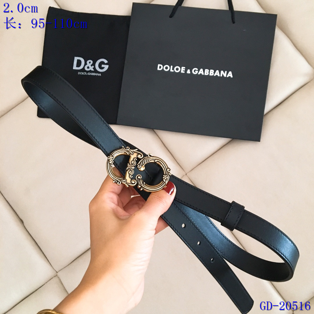 Cheap 2020 Cheap D&G 2.0 Width Belts 217667,45 [FB217667] Designer