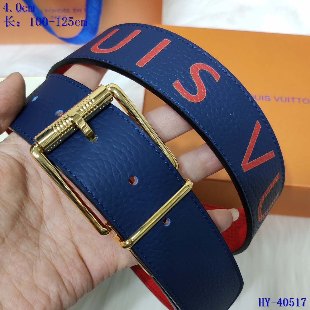 Cheap 2020 Cheap Louis Vuitton 4.0 cm Width Belts 217934,49