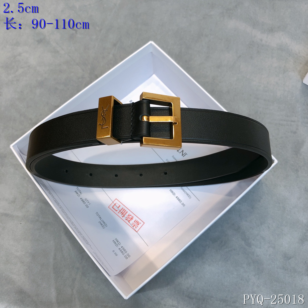 Cheap 2020 Cheap YSL 2.5 cm Width Belts 217952,49 [FB217952
