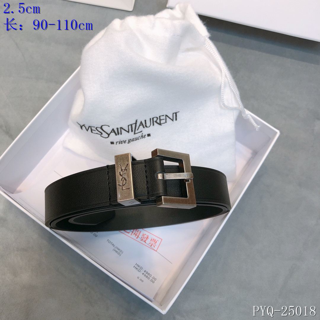 Cheap 2020 Cheap YSL 2.5 cm Width Belts 217952,49 [FB217952