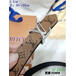 2020 Cheap Louis Vuitton 2.5 cm Width Belts # 217739, cheap LouisVuitton Belts