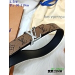 2020 Cheap Louis Vuitton 2.5 cm Width Belts # 217739, cheap LouisVuitton Belts
