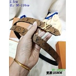 2020 Cheap Louis Vuitton 2.5 cm Width Belts # 217740