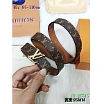 2020 Cheap Louis Vuitton 2.5 cm Width Belts # 217741, cheap LouisVuitton Belts