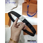 2020 Cheap Louis Vuitton 3.0 cm Width Belts # 217762, cheap LouisVuitton Belts