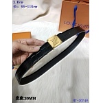 2020 Cheap Louis Vuitton 3.0 cm Width Belts # 217763, cheap LouisVuitton Belts