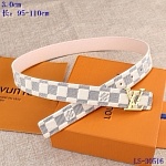2020 Cheap Louis Vuitton 3.0 cm Width Belts # 217770, cheap LouisVuitton Belts