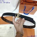2020 Cheap Louis Vuitton 3.5 cm Width Belts # 217781, cheap LouisVuitton Belts