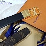 2020 Cheap Louis Vuitton 3.5 cm Width Belts # 217781, cheap LouisVuitton Belts