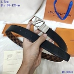 2020 Cheap Louis Vuitton 3.5 cm Width Belts # 217784, cheap LouisVuitton Belts