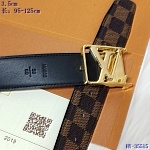 2020 Cheap Louis Vuitton 3.5 cm Width Belts # 217785, cheap LouisVuitton Belts