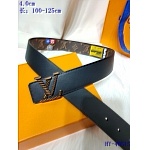 2020 Cheap Louis Vuitton 4.0 cm Width Belts # 217834, cheap LouisVuitton Belts