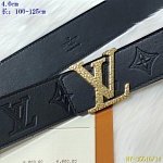 2020 Cheap Louis Vuitton 4.0 cm Width Belts # 217892, cheap LouisVuitton Belts