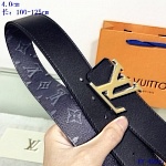 2020 Cheap Louis Vuitton 4.0 cm Width Belts # 217902, cheap LouisVuitton Belts