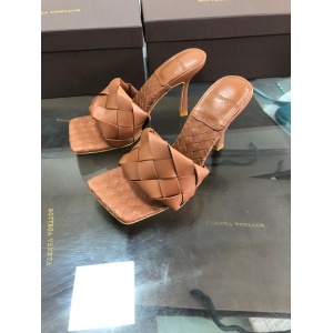 $75.00,2020 Cheap Bottega Veneta High Heel Mule Sandals For Women # 221359