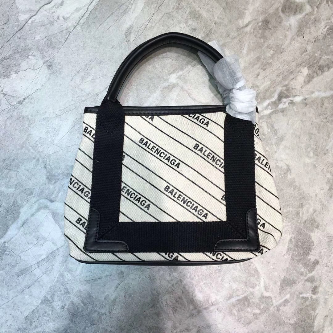 balenciaga canvas tote small