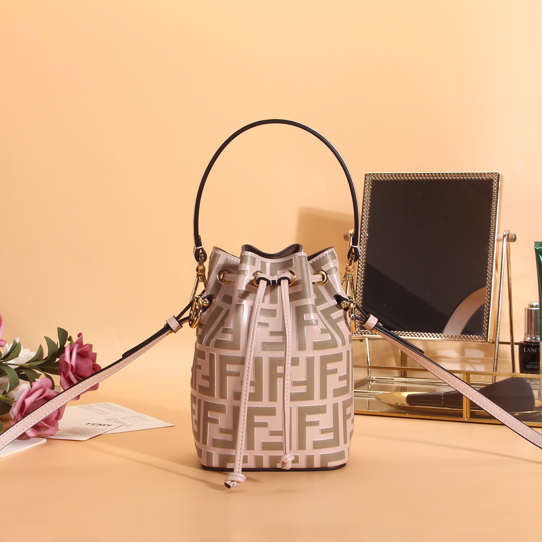 fendi mesh bucket bag