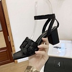 2020 Cheap YSL Interwind Straps Blockheel Sandals For Women # 221340, cheap YSL Sandals