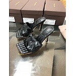 2020 Cheap Bottega Veneta High Heel Mule Sandals For Women # 221361