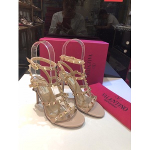 $75.00,2020 Cheap Valentino Valentino Garavani Rockstud sandals For Women # 223476
