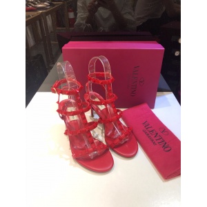 $75.00,2020 Cheap Valentino Valentino Garavani Rockstud sandals For Women # 223482