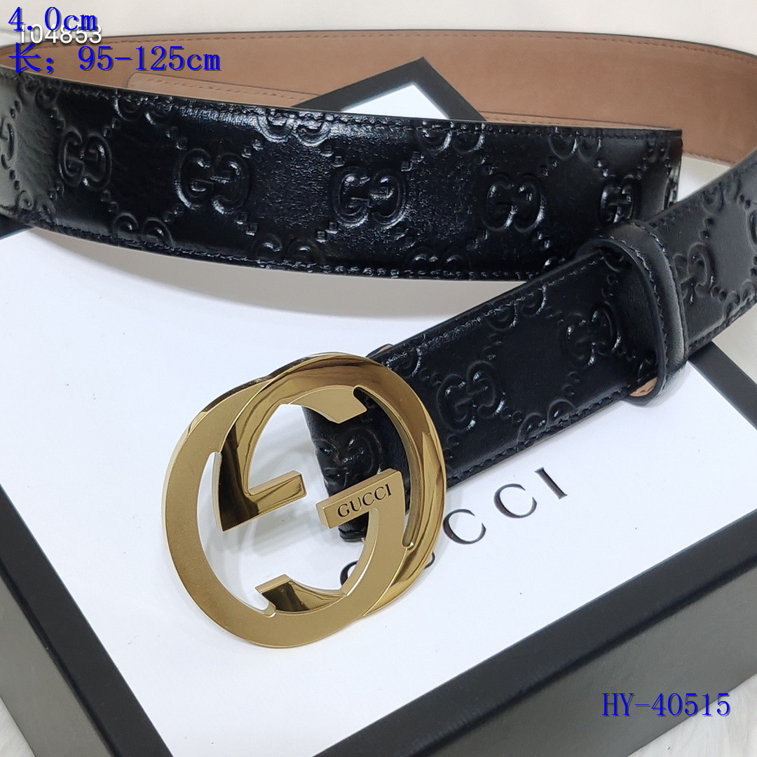 Cheap 2020 Cheap Gucci 4.0 cm Width Belts 223092,55 [FB223092