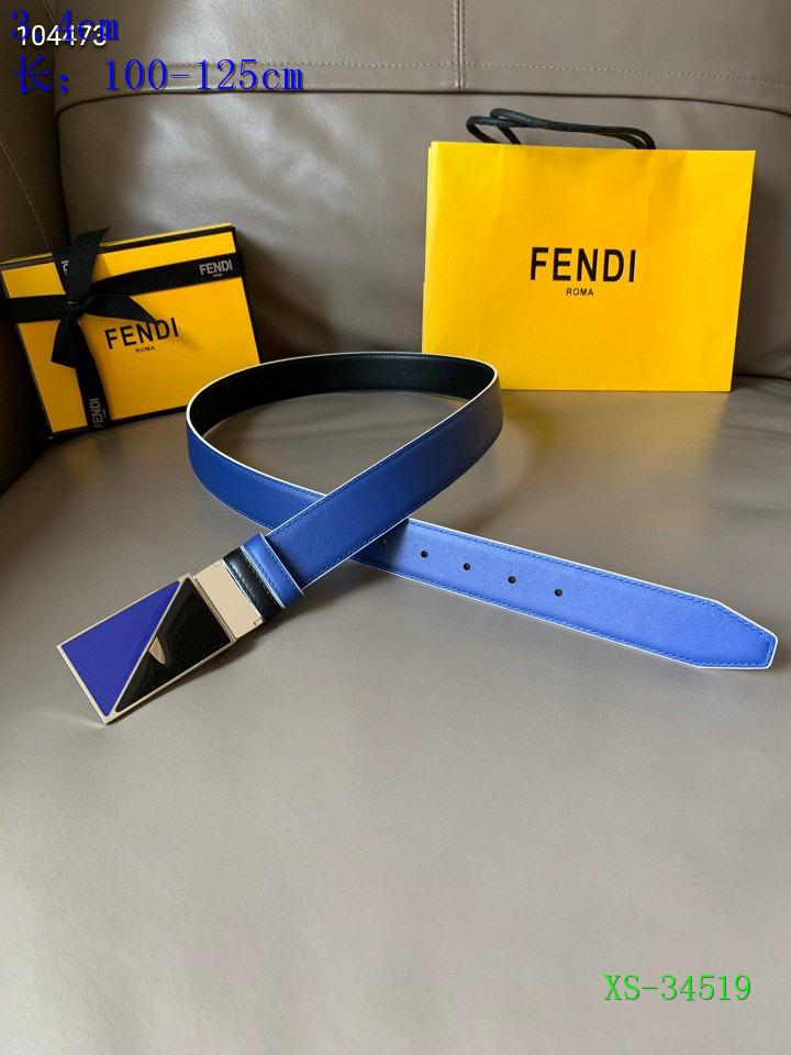 Cheap 2020 Cheap Fendi 3.4cm Width Belts 223385,69 [FB223385