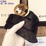 2020 Cheap Gucci 4.0 cm Width Belts  # 223095