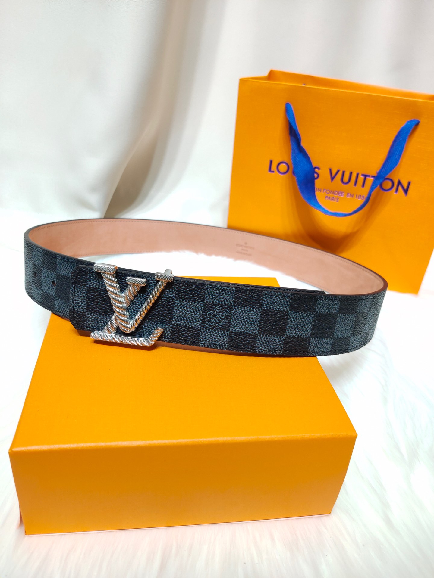 Cheap 2020 Cheap Louis Vuitton 4.0cm Width Belts 226768,54 [FB226768