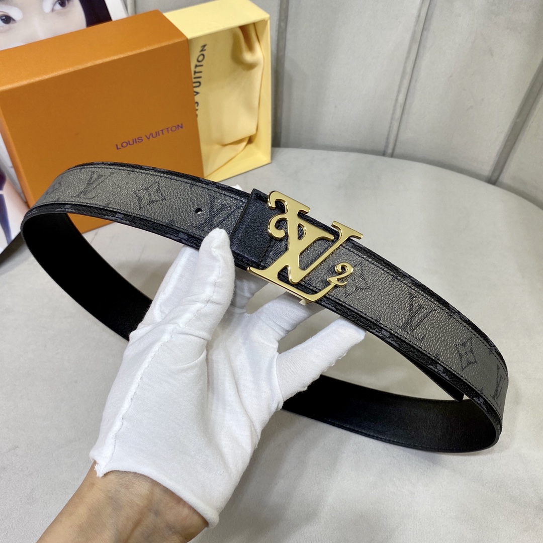 Cheap 2020 Cheap Louis Vuitton 4.0cm Width Belts 226939,54 [FB226939