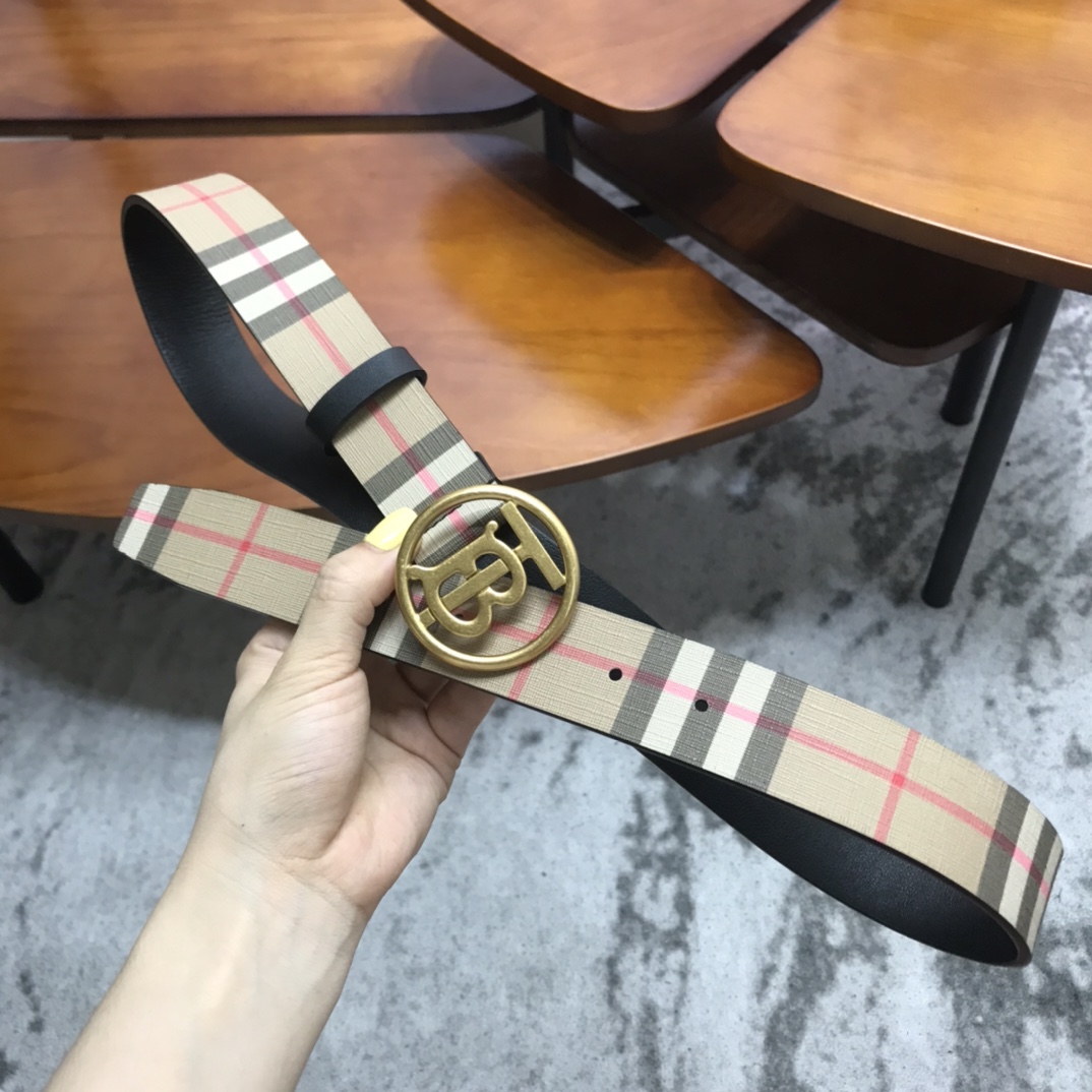 Cheap 2020 Cheap 3.4cm Width Burberry Belts 227158,54 [FB227158