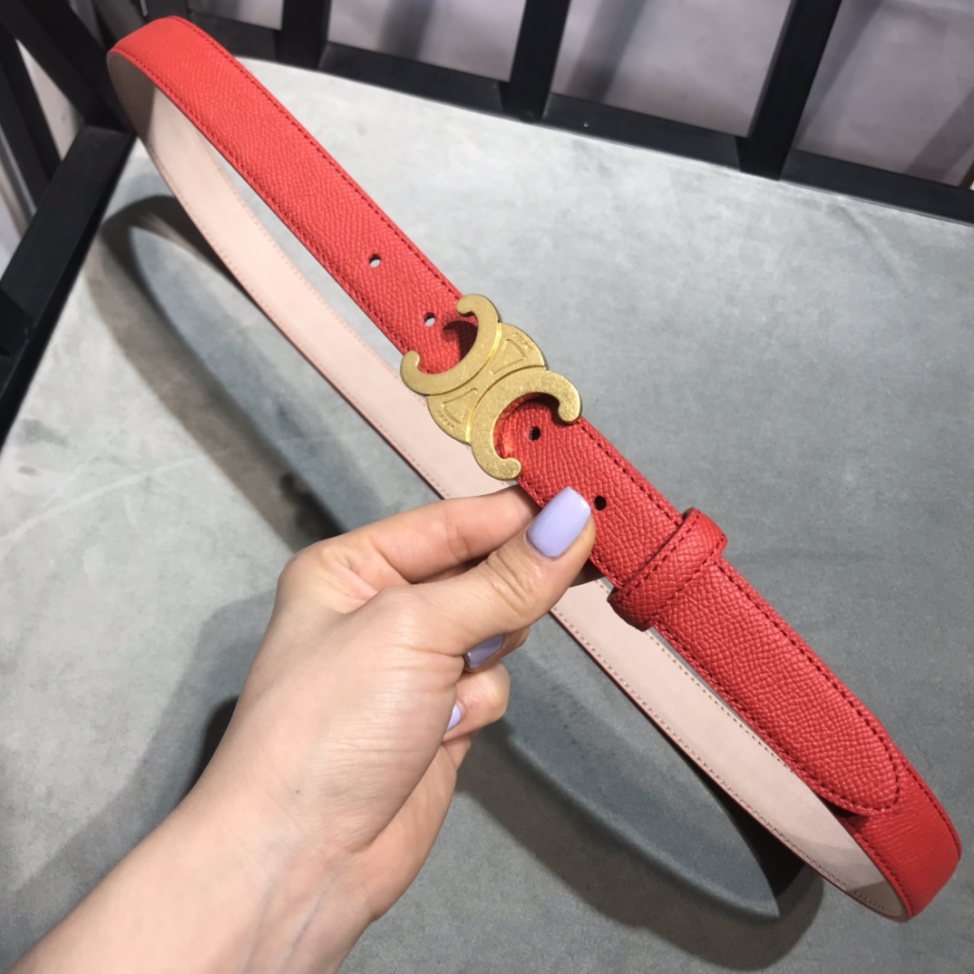 Cheap 2020 Cheap 2.5cm Width Celine Belts 227445,45 [FB227445