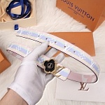 2020 Cheap Louis Vuitton 3.0cm Width Belts # 226627, cheap LouisVuitton Belts
