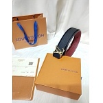 2020 Cheap Louis Vuitton 3.8cm Width Belts # 226733