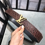 2020 Cheap Louis Vuitton 3.8cm Width Belts # 226752, cheap LouisVuitton Belts